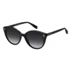 Marc Jacobs Black Acetate Sunglasses In Black