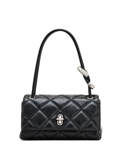 MARC JACOBS MARC JACOBS MARC JACOBS QUILTED MINI DUAL LEATHER SHOULDER BAG
