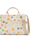 Marc Jacobs The Daisy Canvas Medium Tote Bag In Neutral