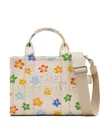 Marc Jacobs Printed Canvas Small The Tote Bag Handbag In Neutral