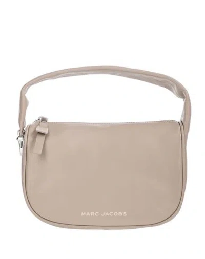 Marc Jacobs The Pushlock Mini Hobo Bag Woman Handbag Grey Size - Leather