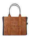 Marc Jacobs The Large Leather & Suede Tote Bag In Brown