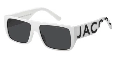 Marc Jacobs Marc Logo 096/s Ccp/ir Men's Sunglasses White Size 57