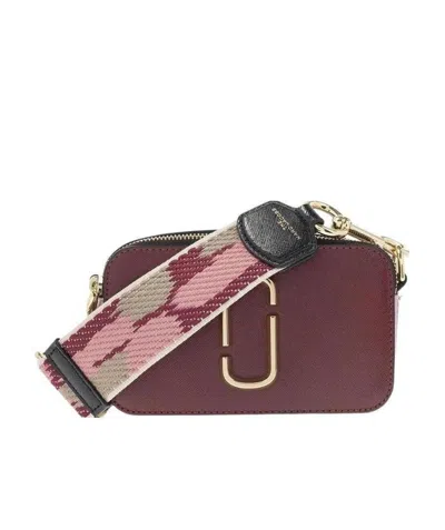 Marc Jacobs Marc Snapshot Lthr Xbdy Bag In Red
