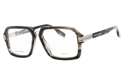 Marc Jacobs Marc715 Acetate Rectangle Eyeglasses In Gray