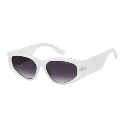 Marc Jacobs Marc803-s02m4dg Cat Eye Sunglasses In White