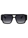 Marc Jacobs Matte Black Acetate Sunglasses In Black