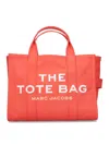 Marc Jacobs Media Tote Bag In Orange