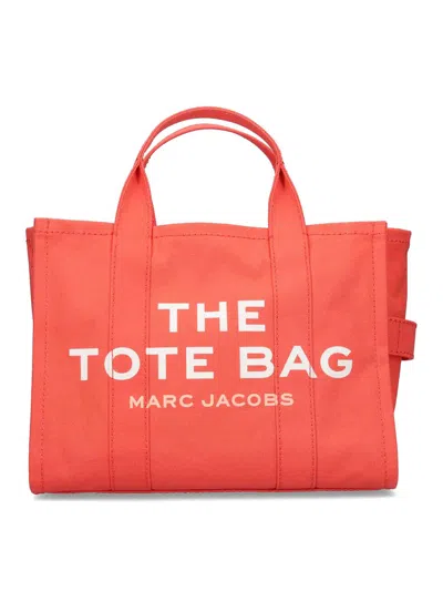 Marc Jacobs Media Tote Bag In Orange