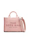 Marc Jacobs The Jacquard Medium Rose Tote Bag In Nude & Neutrals