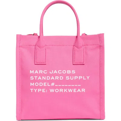 Marc Jacobs Medium Canvas Standard Supply Tote In Magenta