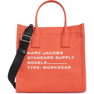 Marc Jacobs Medium Canvas Standard Supply Tote In Orange