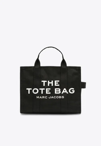 Marc Jacobs Medium Canvas Tote Bag In Black