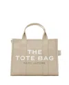 Marc Jacobs Tote Bag With Detachable Strap And Bold Lettering In Neutrals