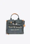 Marc Jacobs Medium Cargo Monogram Denim Tote Bag In Blue