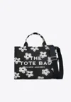 Marc Jacobs Medium Daisy Canvas Tote Bag In Black