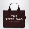 Marc Jacobs Medium Dark Plum Canvas Tote Bag
