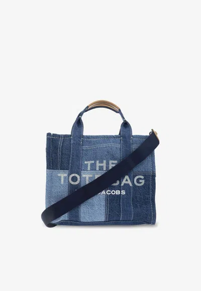 Marc Jacobs Medium Denim Tote Bag In Blue