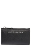 Marc Jacobs Medium Flat Wallet In Purple