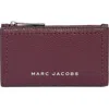 Marc Jacobs Medium Flat Wallet In Dark Plum