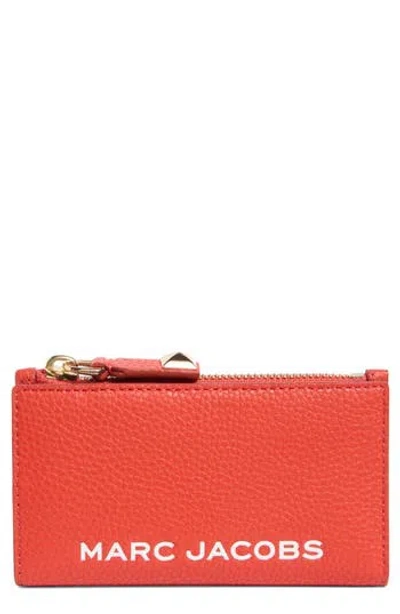 Marc Jacobs Medium Flat Wallet In Orange