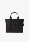 Marc Jacobs Medium Grained Leather Tote Bag In Black