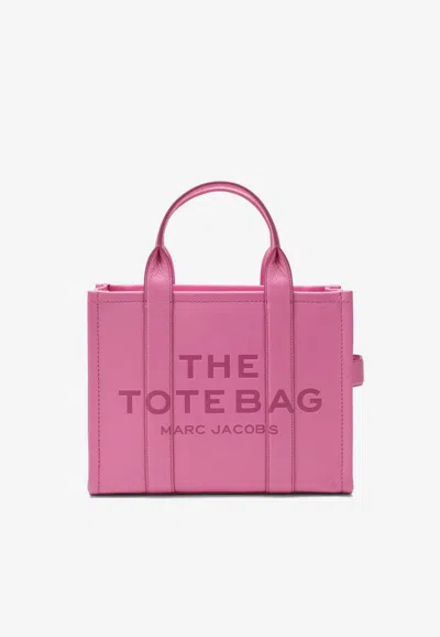 Marc Jacobs Medium Grained Leather Tote Bag In Pink
