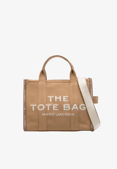 Marc Jacobs Medium Jacquard Tote Bag In Beige