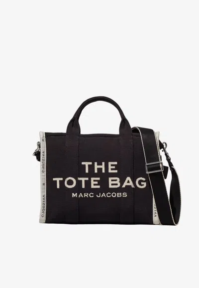 Marc Jacobs Medium Jacquard Tote Bag In Black