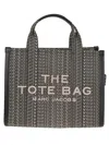 Marc Jacobs Medium Jacquard Tote Bag With Embroidered Monogram