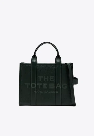 Marc Jacobs Medium Leather Tote Bag In Green