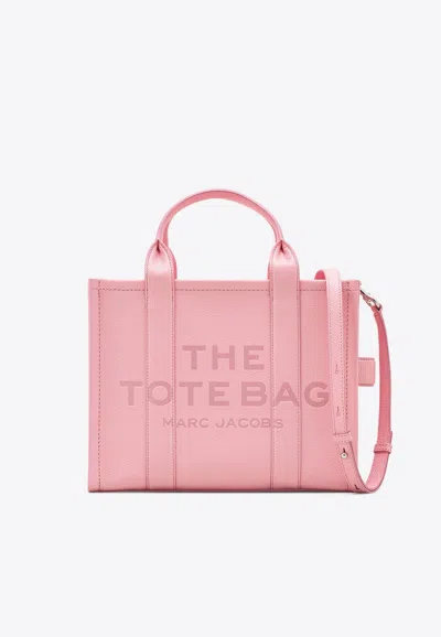 Marc Jacobs Medium Leather Tote Bag In Pink