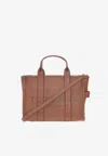 Marc Jacobs Medium Leather Tote Bag In Brown