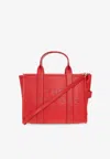 Marc Jacobs Medium Leather Tote Bag In Red