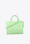 Marc Jacobs Medium Logo Leather Tote Bag In Green