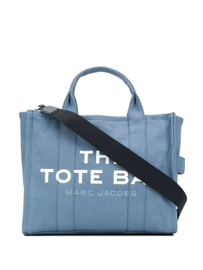 Marc Jacobs Medium Logo Tote Bag In Blue