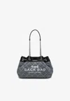 Marc Jacobs Medium Quilted Denim Chain Shoulder Bag In Blue