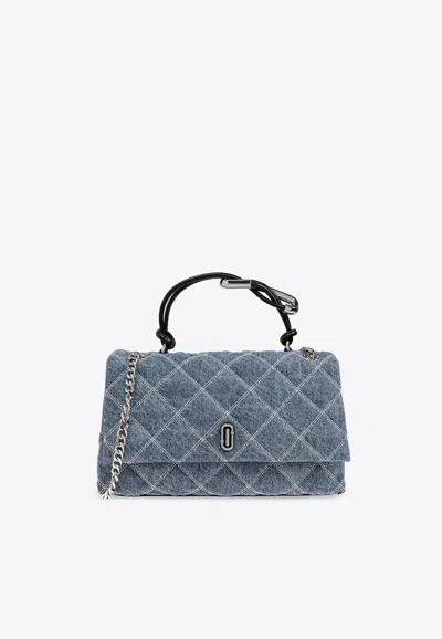 Marc Jacobs Medium Quilted Dual Convertible Shoulder Bag In Blue