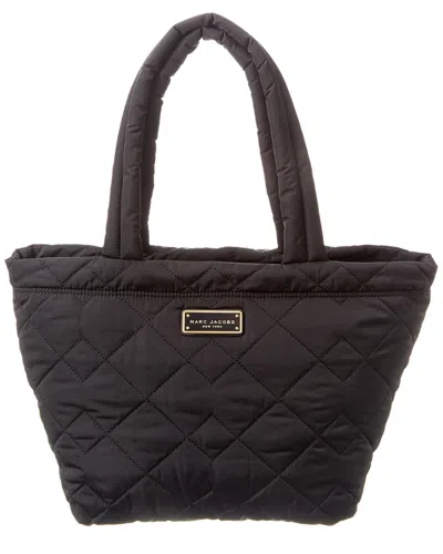 Marc Jacobs Medium Quilted Nylon Tote In Black