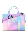 Marc Jacobs Medium Rainbow Canvas Tote Bag In Multi