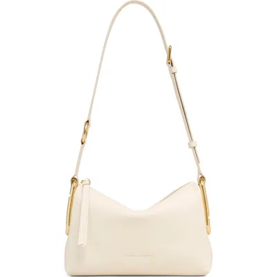Marc Jacobs Medium Scene Leather Shoulder Bag In White