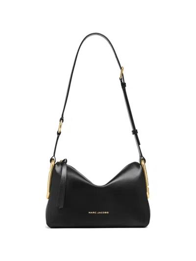 Marc Jacobs The Juliette Leather Messenger Bag In Black
