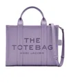 Marc Jacobs Grained Leather Texture Tote Bag In Purple