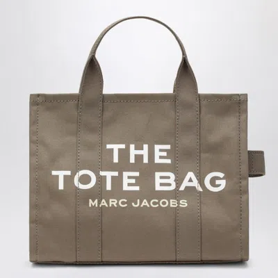 MARC JACOBS MARC JACOBS MEDIUM SLATE CANVAS TOTE BAG