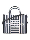 Marc Jacobs Medium Structured Canvas Tote Handbag In Multicolour