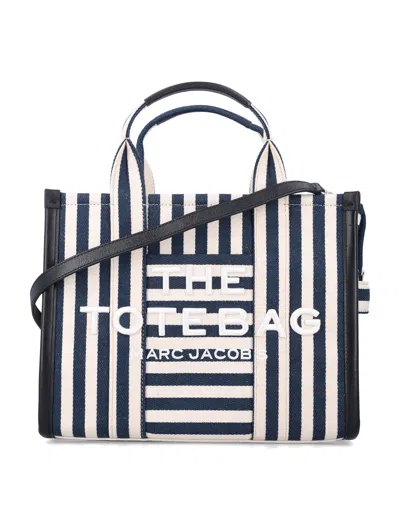 MARC JACOBS MARC JACOBS MEDIUM STRUCTURED CANVAS TOTE HANDBAG