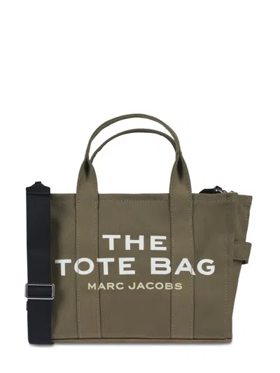 Marc Jacobs Medium Structured Tote With Dual Handles In Gray