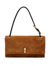 Marc Jacobs The Large Dual Suede Shoulder Bag In Brown