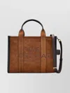 Marc Jacobs Medium Suede Tote Bag With Adjustable Strap In Brown