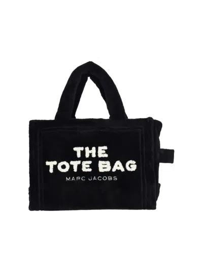 Marc Jacobs Medium Terry Tote Bag In Black  
